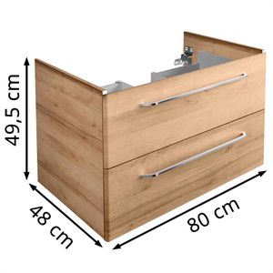 Produktbild für Waschbeckenunterschrank Fackelmann Milano, 84202, hängend