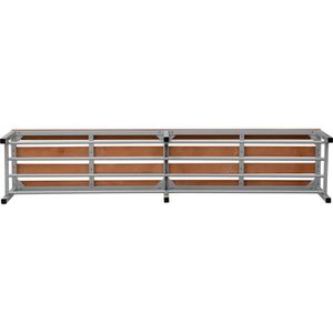Produktbild für Umkleidebank G-Office SRB/SG, Sitzfläche Holz, 200 cm