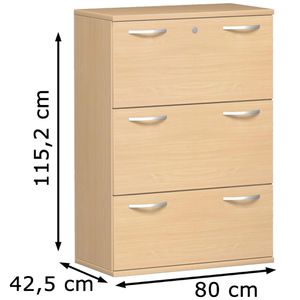 Produktbild für Hängeregisterschrank Geramöbel Pro