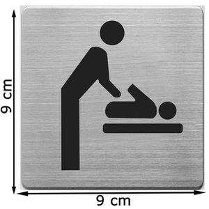 Produktbild für Hinweisschild Alco 450-7, Wickelraum