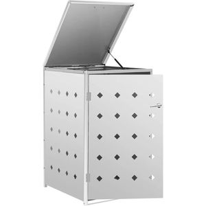Produktbild für Mülltonnenbox vidaXL 145379, Edelstahl