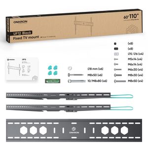Produktbild für TV-Wandhalterung Onkron UF12-B, bis 120 kg