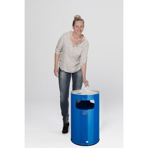 Produktbild für Aschenbecher VAR H75K, 3063, enzianblau, für Outdoor