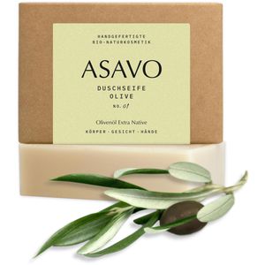 Seife ASAVO Premium handgemachte Bio Naturseife, Olivenöl