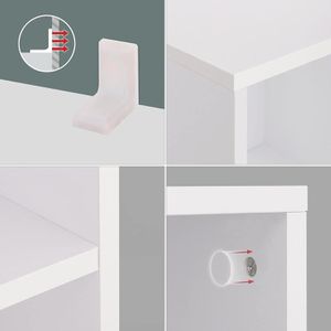Produktbild für Bücherregal Vasagle LBC024WT, weiß