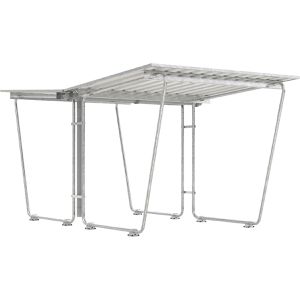 Produktbild für Fahrradunterstand WSM Siegen S26, grauweiß, aus Metall