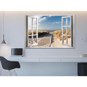 Produktbild für Wandbild visario Strandblick, 120 x 80 cm
