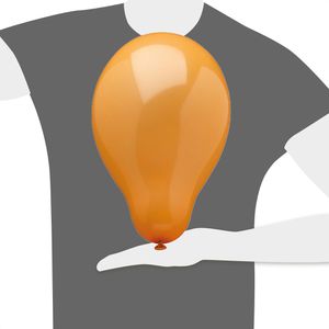 Produktbild für Luftballons Papstar 18990, orange