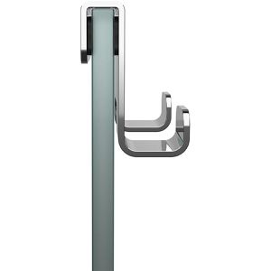 Produktbild für Duschhaken Tiger Caddy Doppelhaken, verchromt