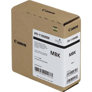 Produktbild für Tinte Canon PFI-110MBK schwarz matt