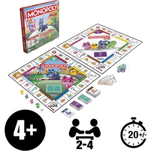 Produktbild für Brettspiel Hasbro G1856, Monopoly Junior 2 in 1