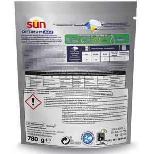 Produktbild für Spülmaschinentabs Sun Professional Optimum Zitrone, All-in-One
