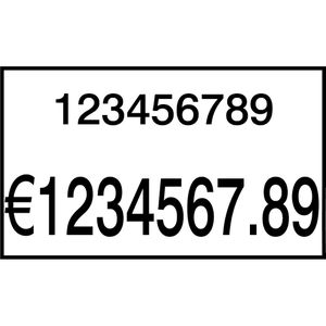 Preisetiketten Böttcher-AG weiß, 26 x 16 mm