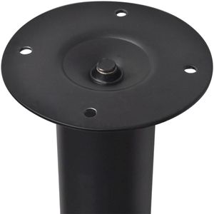 Produktbild für Tischbein vidaXL 3051488, schwarz aus Metall