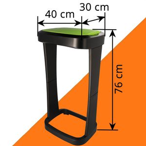 Produktbild für Müllsackständer HRB 563000, für 1x 70-120 Liter