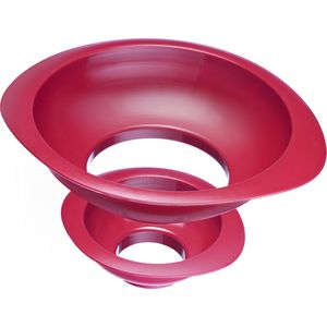 Trichter Westmark Twix 11552270, rot, 2-teiliges Set