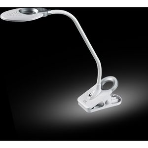 Produktbild für Schreibtischlampe Hansa Swirl, weiß, LED, dimmbar