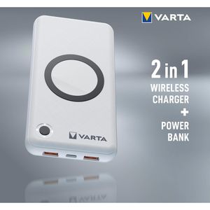 Produktbild für Powerbank Varta Wireless 57908, 15000mAh