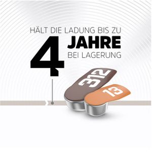 Produktbild für Hörgerätebatterie Energizer 312