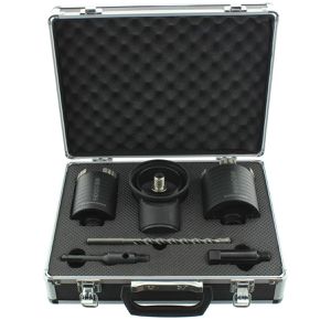 Produktbild für Bohrkrone BTEC Diamant Dosensenker, SDS+, M16, M18, Set