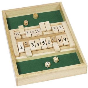 Würfelspiel Goki 56897, Shut the Box Doppelspiel
