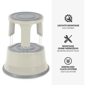 Produktbild für Rollhocker Casa-Pura FD-16813, aus Metall