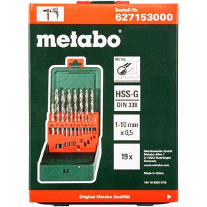 Produktbild für Bohrer Metabo HSS-G-Bohrerkassette SP, 627153000