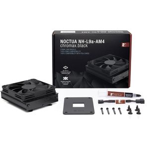 Produktbild für CPU-Kühler Noctua NH-L9a-AM4 chromax.black, PWM