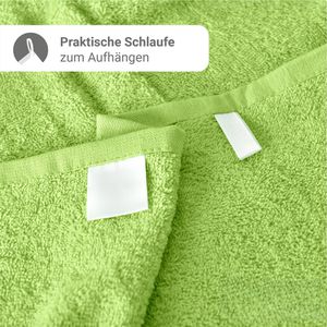 Produktbild für Handtuch NatureMark Frottier, apfelgrün, 50 x 100 cm