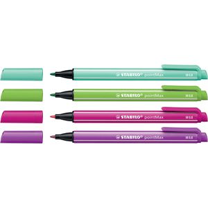 Produktbild für Filzstifte Stabilo pointMax, 488/4-01, Design