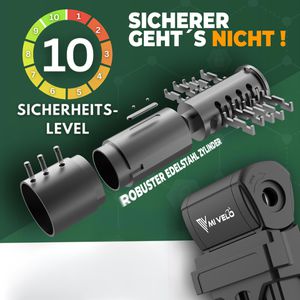 Produktbild für Fahrradschloss Mivelo MV-FS-SW-SL-02