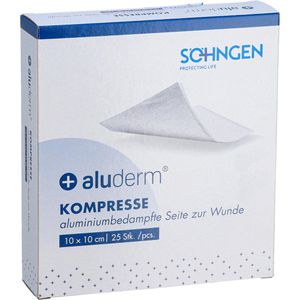 Produktbild für Vlieskompressen Söhngen Aluderm nicht haftend, 3-lagig, steril