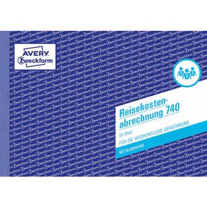 Produktbild für Reisekostenabrechnungen Zweckform 740
