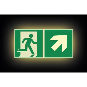Produktbild für Hinweisschild Abtec ISO 7010 E002+E006 Aluminium