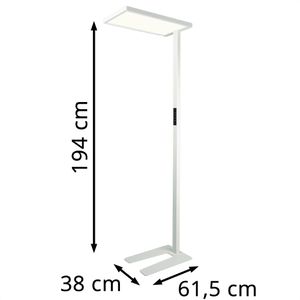 Produktbild für Stehlampe Enovalite ELED700200, LED, weiß, 194 cm