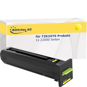 Produktbild für Toner Böttcher-AG für Lexmark 72K2XY0 Prebate