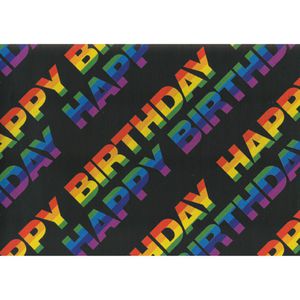 Produktbild für Geschenkpapier Susy-Card 40028446 Happy 2