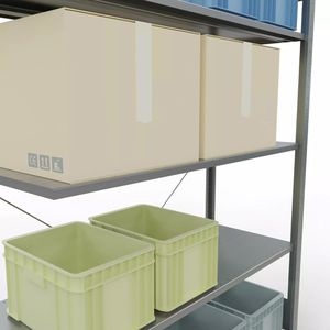 Produktbild für Anbauregal Schulte 12755-130, 5 Metallböden