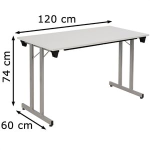 Produktbild für Klapptisch Sodematub TPMU126GA, aus Holz