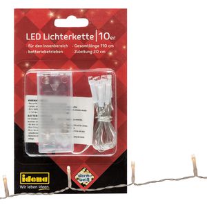Lichterkette Idena 8582089, Batteriebetrieb, für Innen