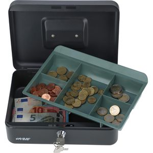 Produktbild für Geldkassette HMF 10125 02, mit Zylinderschloss