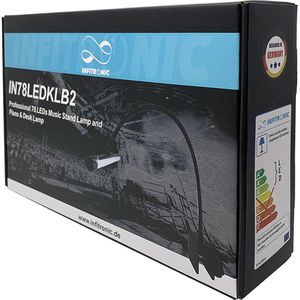 Produktbild für Schreibtischlampe Infitronic IN78LEDKLB2 schwarz, LED, dimmbar
