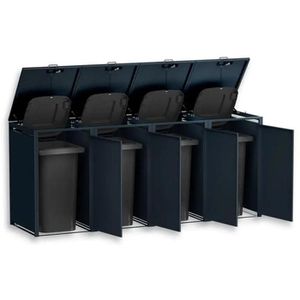 Produktbild für Mülltonnenbox Metzler MMB-1-4X-AN, Metall