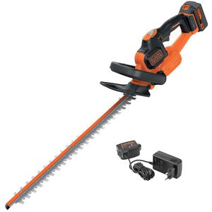 Black+Decker Heckenschere GTC18504PC-QW, Akku, 18V/4,0Ah, mit Akku und Ladegerät, Schnittlänge 50cm