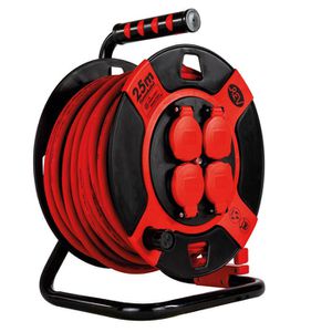 Produktbild für Kabeltrommel REV-Ritter rot, 25m