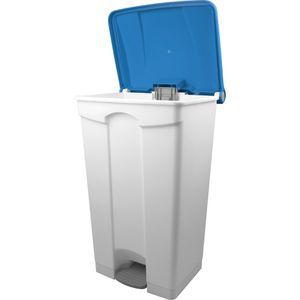 Produktbild für Mülleimer Helit H2402334, the step, weiß/blau