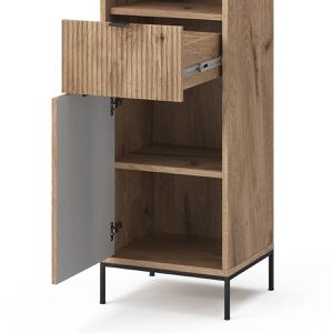 Produktbild für Badschrank Vicco Eliza Viking Oak, 4 Füße, eiche