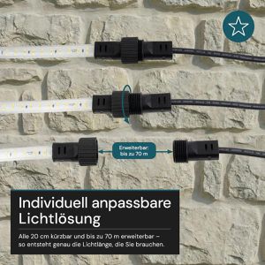 Produktbild für Lichtschlauch Luxula LX700110, LED, neutralweiß