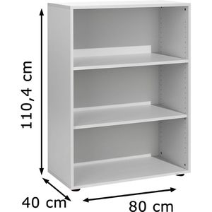 Produktbild für Aktenregal Geramöbel Flex, S-383001-L, Holz