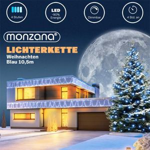 Produktbild für Lichterkette Deuba blau, 160 LED, innen + außen